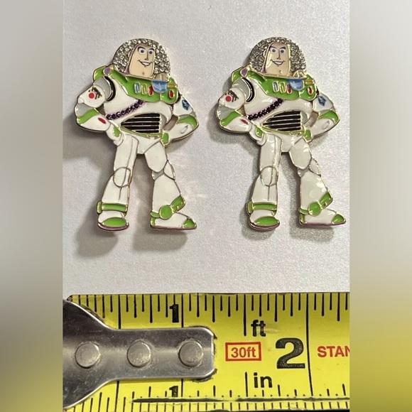 NWT ⚜️💚 ⚜️ Baublebar x Disney Pixar Toy Story Buzz Light Earrings - Picture 6 of 6
